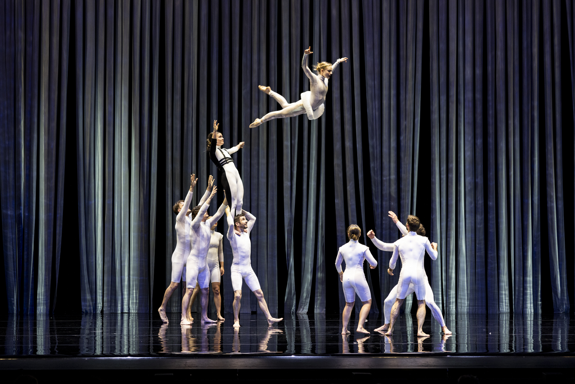 Espectáculo 'DuckPond', de la compañía CiRCA-Imagen de Pia Johnson
