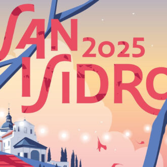 Ilustración de la pradera de San Isidro para las fiestas