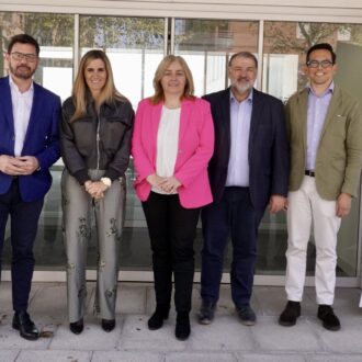 Sanz en la XIV sesión de la Comisión Permanente del Plan de desarrollo del sur y del este de Madrid (SURES)