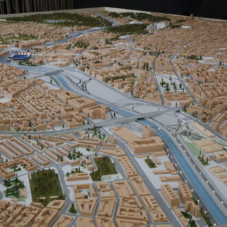Maqueta de la ciudad de Madrid