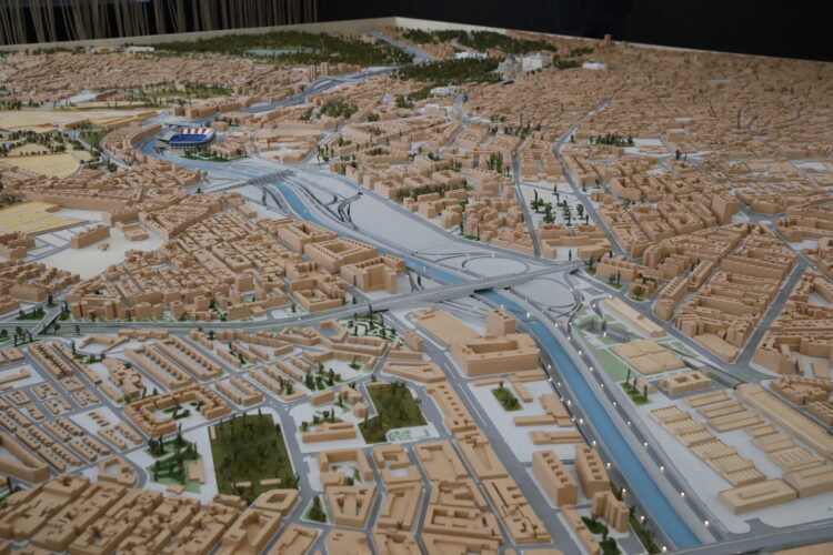 Maqueta de la ciudad de Madrid