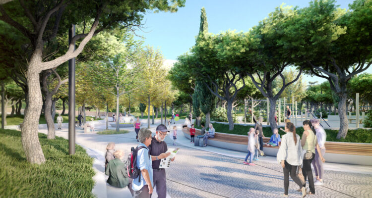 Recreación del futuro Parque Ventas
