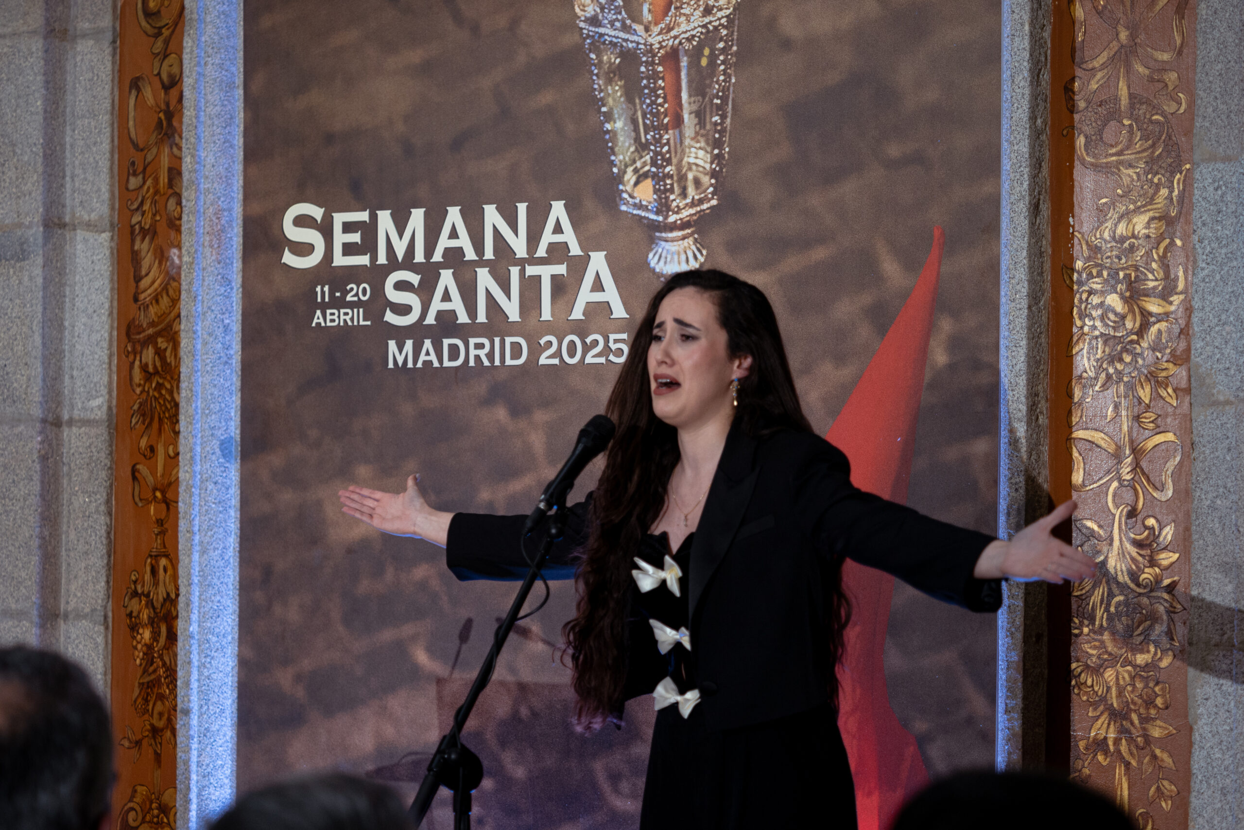 Rocío Luna en la presentación de la Semana Santa 2025. Esther Vázquez (c) Madrid Destino