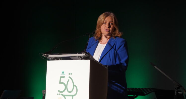 La vicealcaldesa de Madrid, Inma Sanz, clausura el 50 aniversario de Aresbank