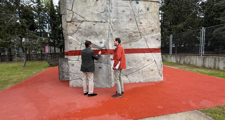 Martínez Páramo en las instalaciones del CDM La Masó