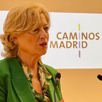 García Romero en el Foro Infraestructuras del Colegio de Ingenieros de Caminos, Canales y Puertos de Madrid