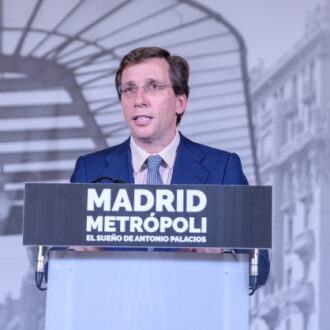 Acto de presentación de la muestra 'Madrid metrópoli. El sueño de Antonio Palacios'