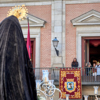 Saeta en la plaza de la Villa. Imagen de archivo