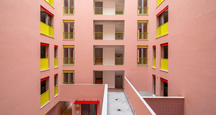 Imagen de la nueva promoción Cañaveral 3 que EMVS Madrid ha construido en Vicálvaro