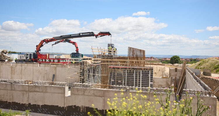 Vista de las obras