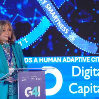 La vicealcaldesa, Inma Sanz, en el GovTech 4 Impact World Congress