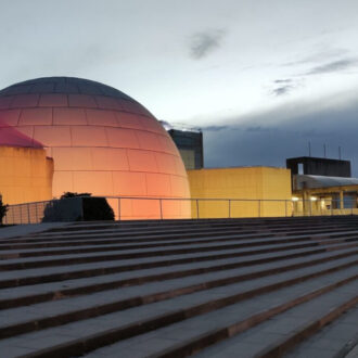 Imagen de archivo del exterior de Planetario Madrid