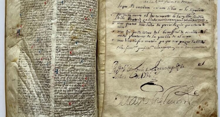 Testamento de Beatriz Galindo, 'La Latina', custodiado en Archivo de Villa