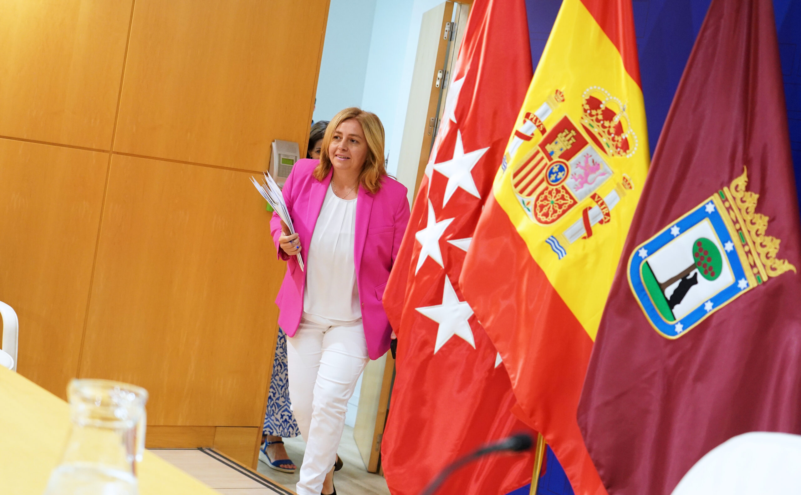 La vicealcaldesa y portavoz municipal, Inma Sanz, durante la rueda de prensa