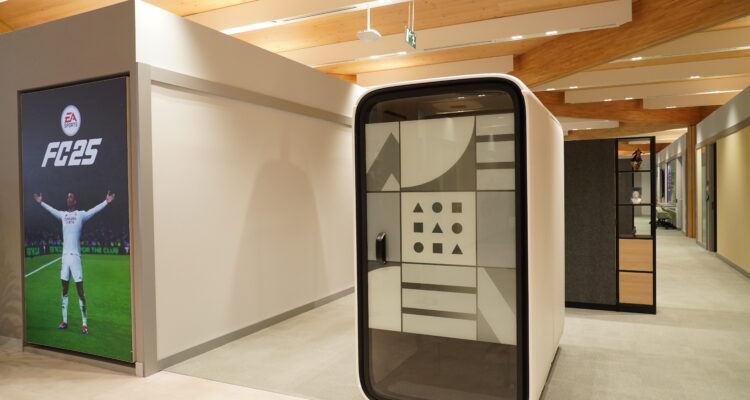 Detalle de la nueva sede de Electronic Arts