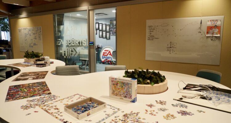 Detalle de la nueva sede de Electronic Arts