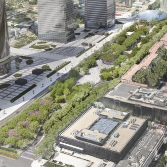 Recreación área de Parque Castellana