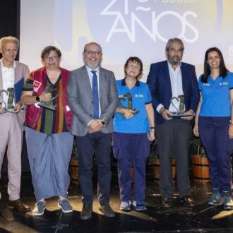 Fernández, en la entrega de Reconocimientos SAMUR Social 2025