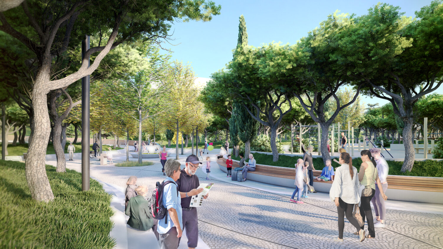 Recreación del futuro Parque Ventas