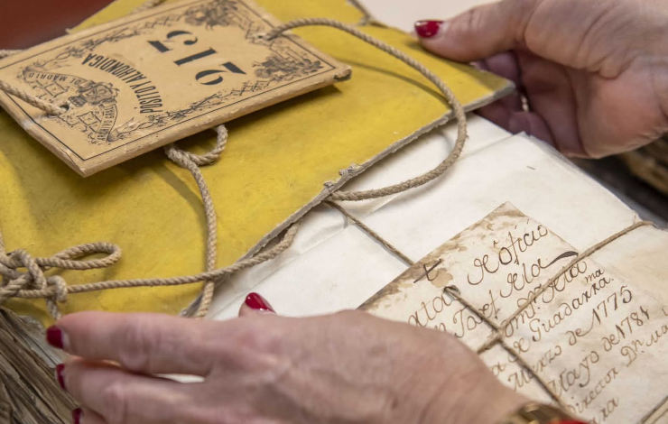 Archivo de Villa. Imagen de archivo