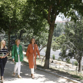 Visita al inicio de los trabajos de Parque Ventas