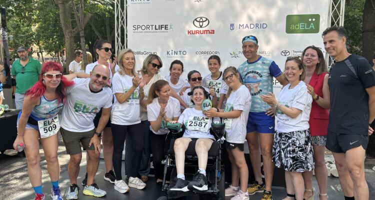 Fernández y Gómez-Angulo en la Carrera Solidaria ‘Madrid con la ELA’