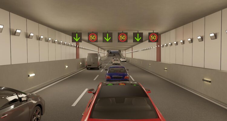 Recreación del futuro túnel que concentrará el tráfico bajo rasante