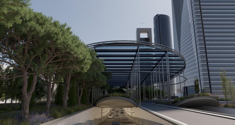 Recreación del futuro túnel que concentrará el tráfico bajo rasante