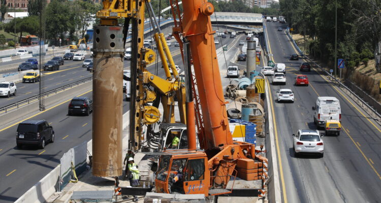 Comienzan los trabajos de pilotaje en las obras de Parque Ventas