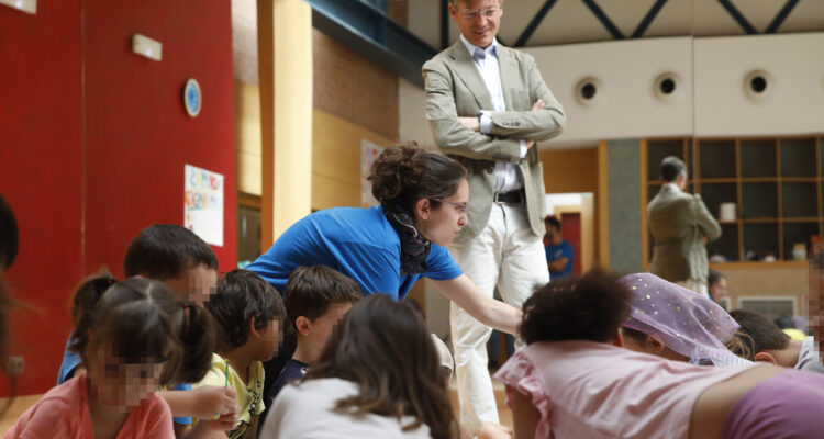 Páramo visita los campamentos de veranos de Fuencarral-El Pardo