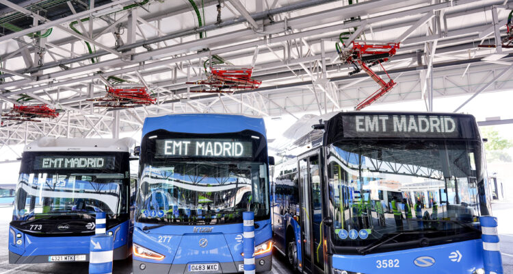 Autobuses de carga eléctrica