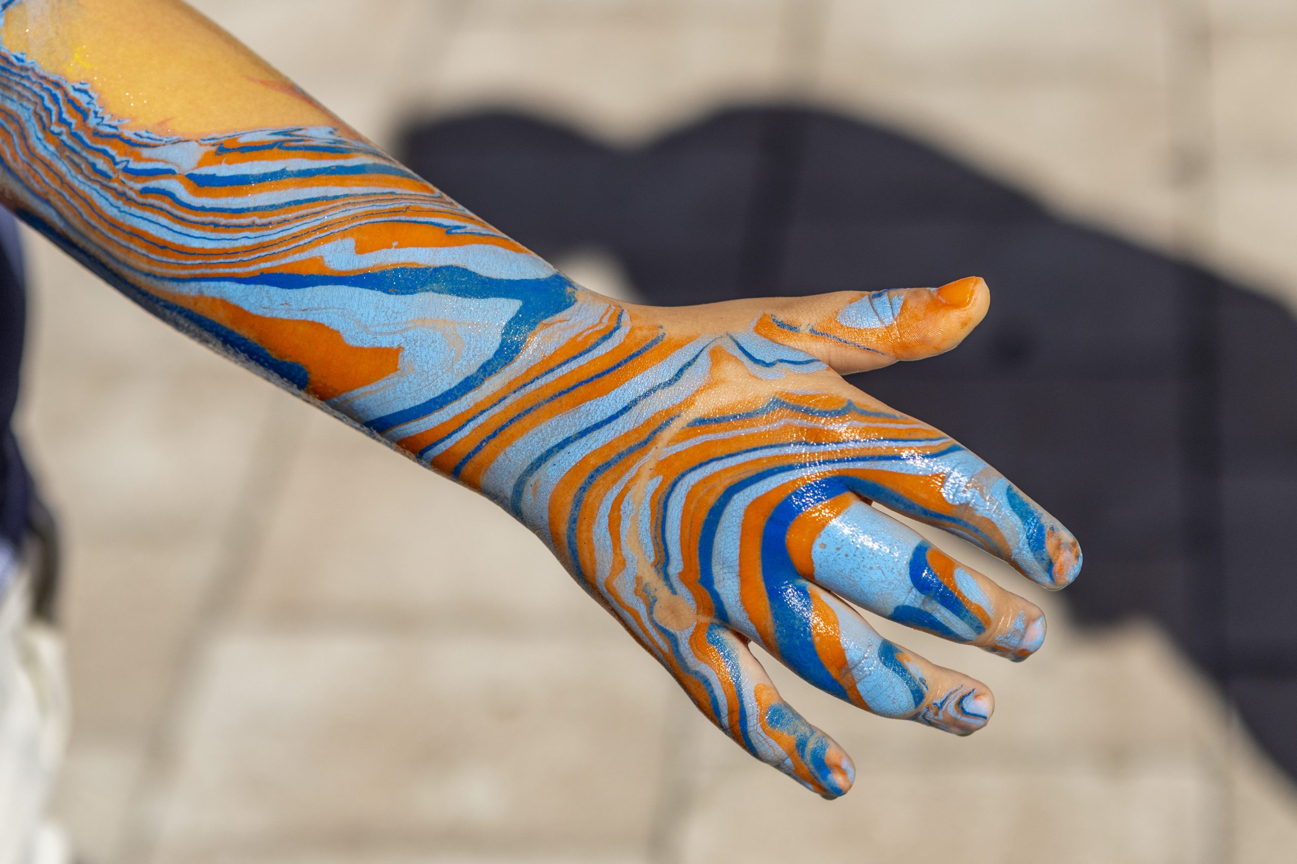 Actividad de 'Body Marbling'