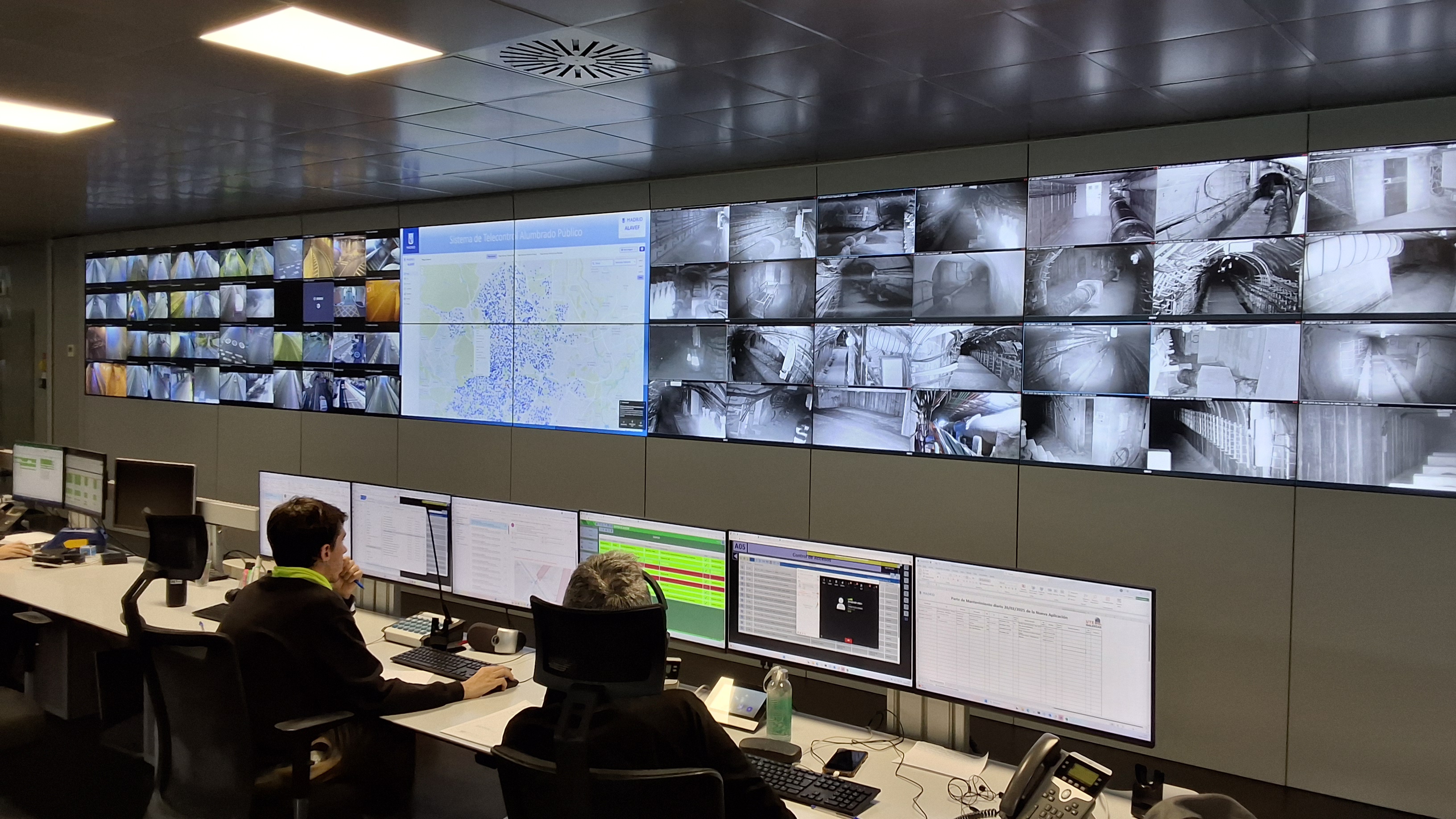 Centro de control de instalaciones urbanas