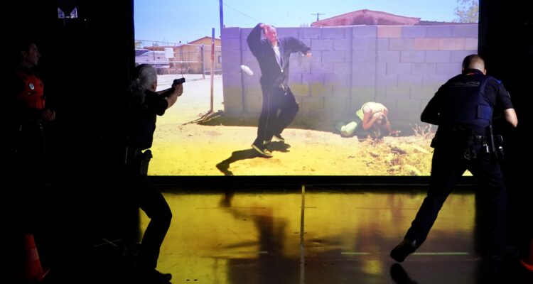 Nuevo simulador de tiro de última generación que se utilizará en el CIFSE para formar a los agentes de Policía Municipal