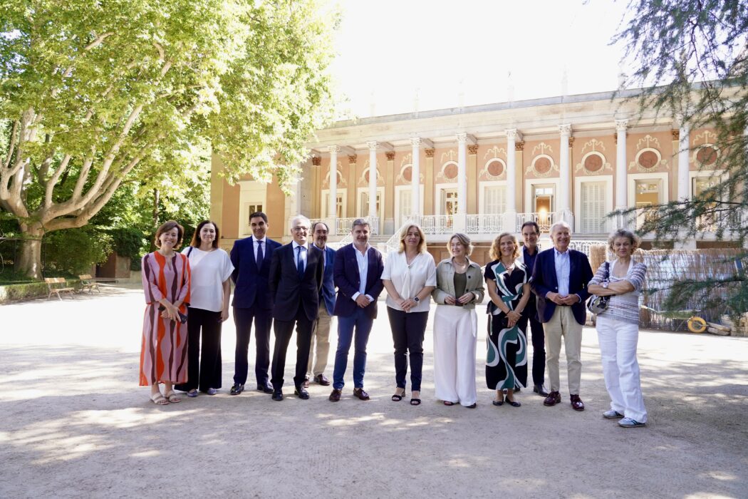 Visita al Palacio de El Capricho tras la finalización de las obras de rehabilitación