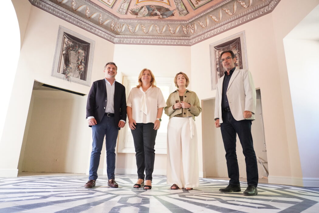 Visita al Palacio de El Capricho tras la finalización de las obras de rehabilitación