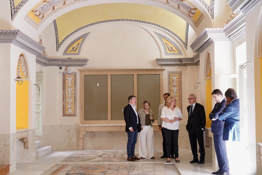 Visita al Palacio de El Capricho tras la finalización de las obras de rehabilitación