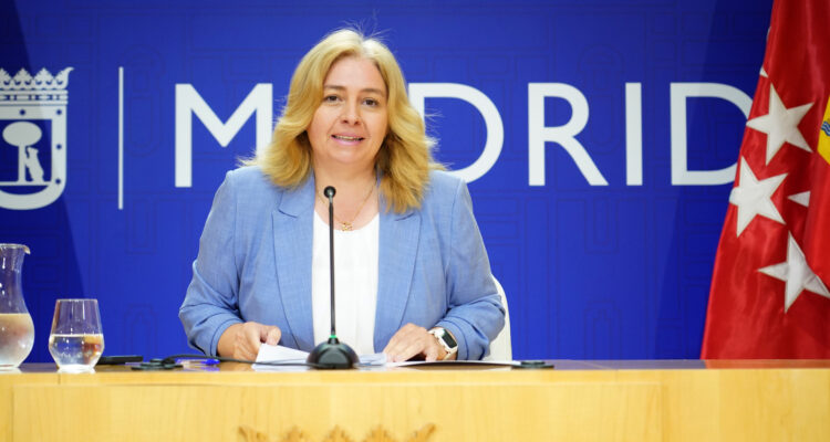 La vicealcaldesa de Madrid y alcaldesa en funciones, Inma Sanz, tras la reunión semanal de la Junta de Gobierno