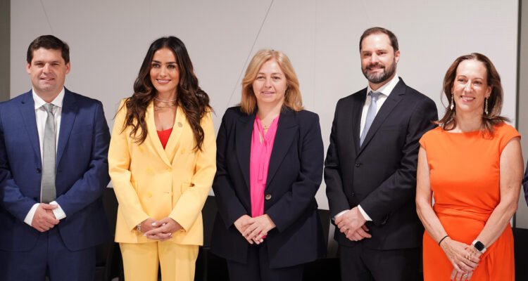 La vicealcaldesa de Madrid, Inma Sanz, durante la inauguración de la XVIII edición del Foro Atlántico