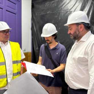 Carlos Segura visita las obras del CEIP Nuestra Señora de la Paloma