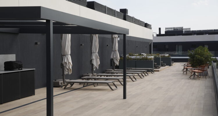 Espacio común terraza