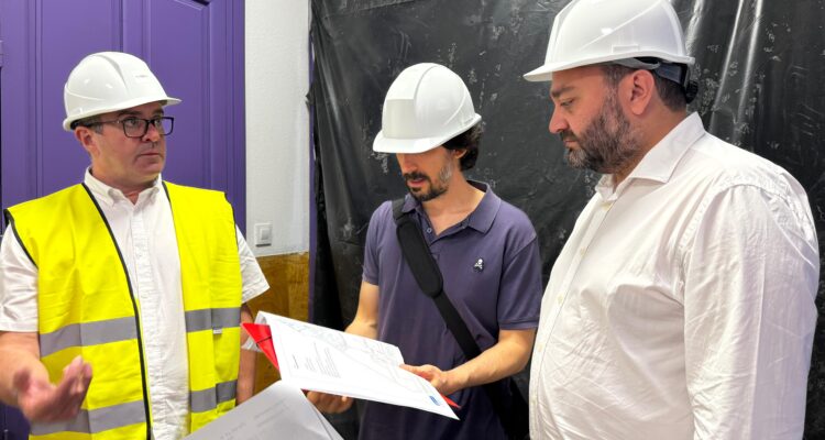 Carlos Segura visita las obras del CEIP Nuestra Señora de la Paloma