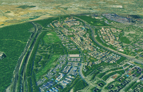 Fotografía aérea del Valdecarros