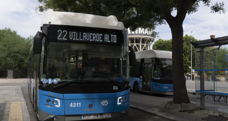 Imagen de archivo. Línea 22 EMT Madrid