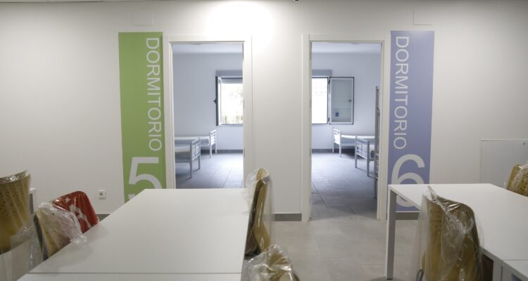 Zona común Centro Acogida Pedro Meca