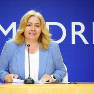 La vicealcaldesa de Madrid y alcaldesa en funciones, Inma Sanz, tras la reunión semanal de la Junta de Gobierno