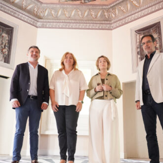Visita al Palacio de El Capricho tras la finalización de las obras de rehabilitación