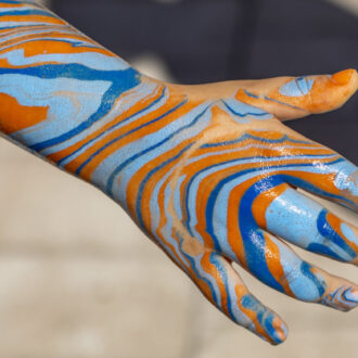 Actividad de 'Body Marbling'