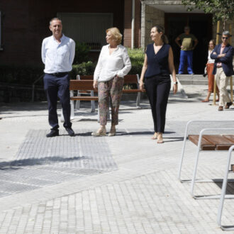 Visita a la recién remodelada calle Jiloca