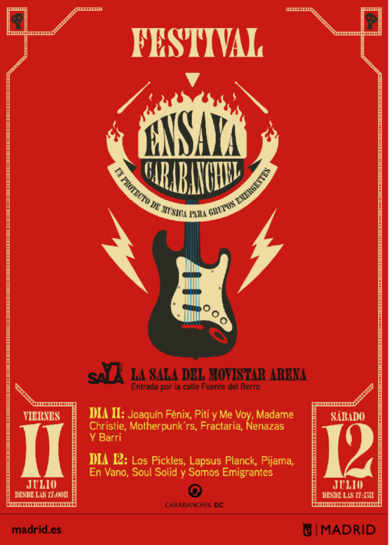 Cartel de Ensaya Carabanchel 2025